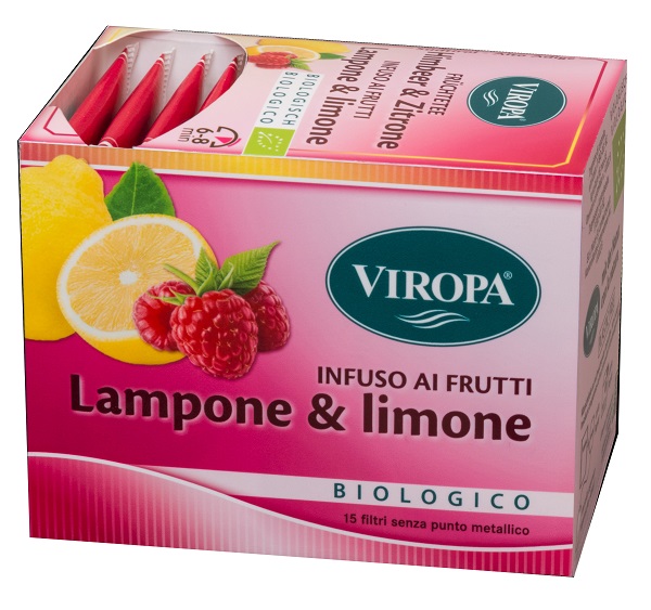 VIROPA INFUSO LAMPONE & LIMONE BIO 15 BUSTINE DA 2,7 G - Farmamood