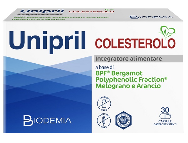 UNIPRIL COLESTEROLO 30 CAPSULE GASTRORESISTENTI - Farmamood