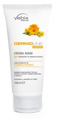 VEBIX DERMOLINE CREMA MANI CALENDULA 100 ML - Farmamood