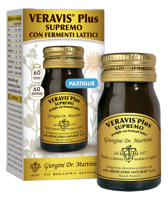 VERAVIS PLUS SUPREMO 60 PASTIGLIE FERMENTI LATTICI - Farmamood