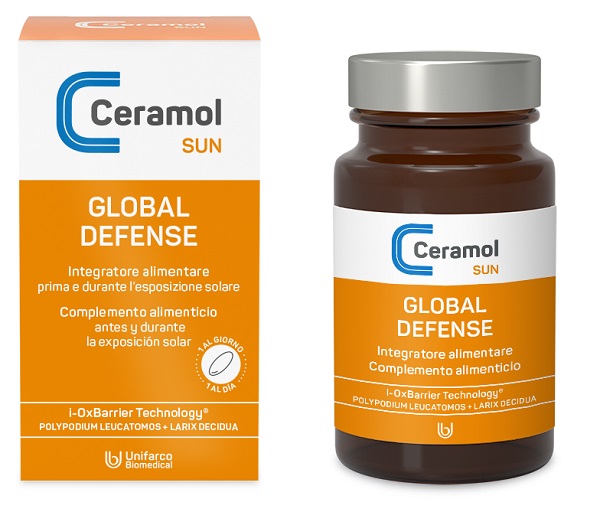CERAMOL GLOBAL DEFENSE 30 COMPRESSE - Farmamood