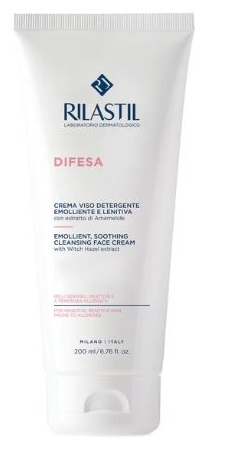 RILASTIL DIFESA CREMA VISO DETERGENTE EMOLLIENTE E LENITIVA 200 ML - Farmamood