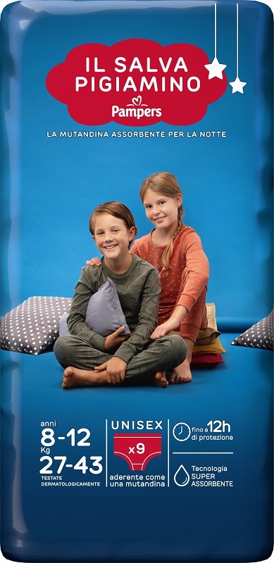 PANNOLINO PAMPERS BABYCARE SALVAPIGIAMINO L/XL 9 PEZZI - Farmamood