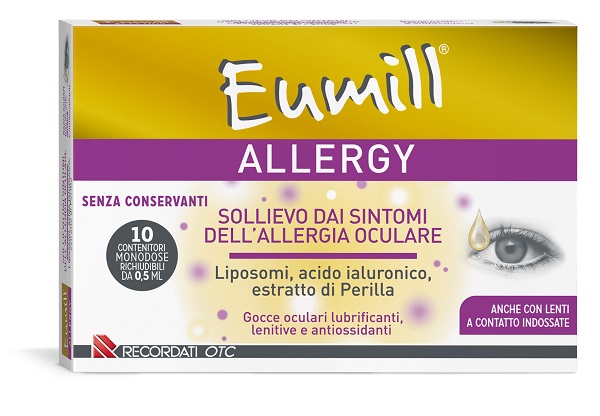 EUMILL ALLERGY GOCCE OCULARI 10 FLACONCINI DA 0,5 ML - Farmamood