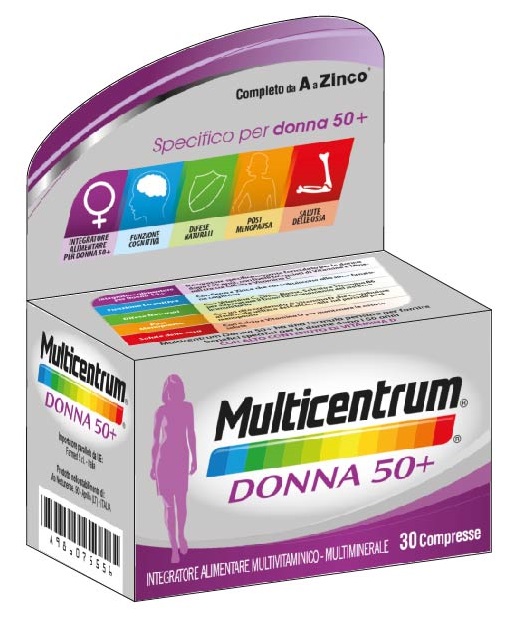 MULTICENTRUM DONNA 50+ 30 COMPRESSE - Farmamood