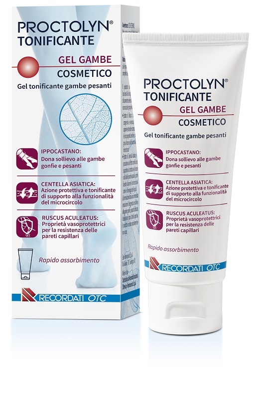 PROCTOLYN TONIFICANTE GEL GAMBE 100 ML - Farmamood