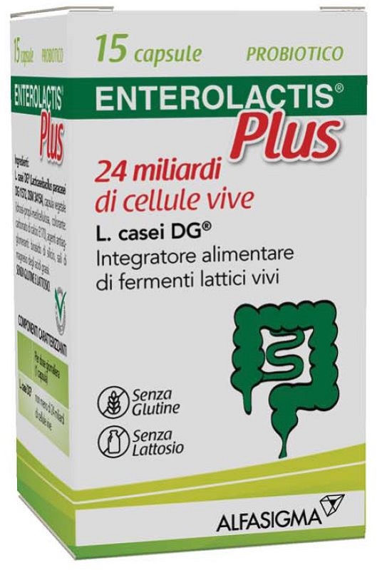 ENTEROLACTIS PLUS 15 CAPSULE - Farmamood