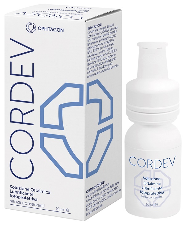 CORDEV SOLUZIONE OFTALMICA LUBRIFICANTE OF 10 ML - Farmamood