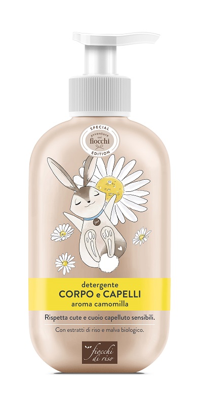 FIOCCHI DI RISO DETERGENTE CORPO CAPELLI CAMOMILLA SPECIAL 400 ML - Farmamood