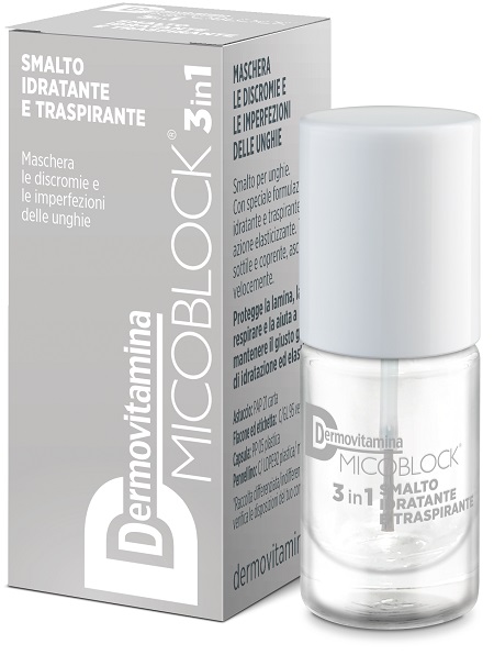 DERMOVITAMINA MICOBLOCK SMALTO BASE&TOP COAT 19 TRASPARENTE 5 ML - Farmamood