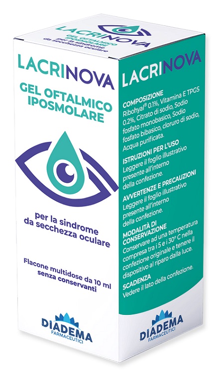 LACRINOVA GEL OFTALMICO IPOSMOLARE TB 10 ML - Farmamood