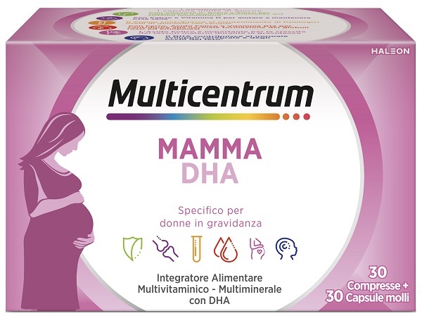 MULTICENTRUM MAMMA DHA 30 COMPRESSE + 30 CAPSULE - Farmamood