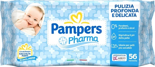 PAMPERS PHARMA SALVIETTE 56 PEZZI - Farmamood