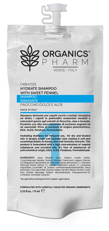ORGANICS PHARM HYDRATE SHAMPOO 75 ML - Farmamood