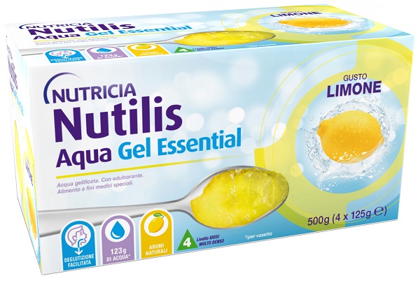 NUTILIS AQUA GEL LIMONE 4 PEZZI DA 125 G - Farmamood