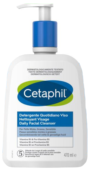 CETAPHIL DETERGENTE QUOTIDIANO VISO 470 ML - Farmamood