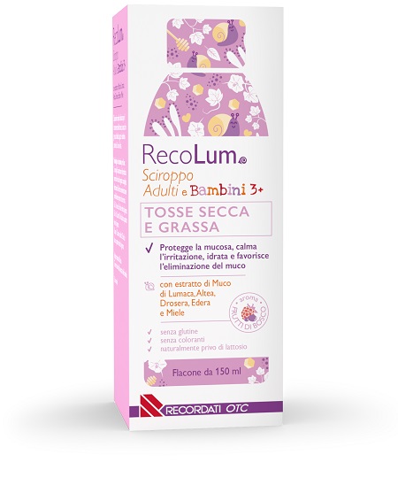 RECOLUM SCIROPPO TOSSE ADULTI-BAMBINI 150 ML - Farmamood
