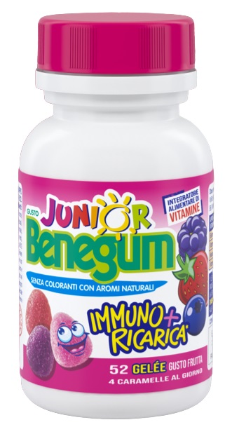 BENEGUM J IMMUNO + RICARICA FRUTTI ROSSI 156 G - Farmamood