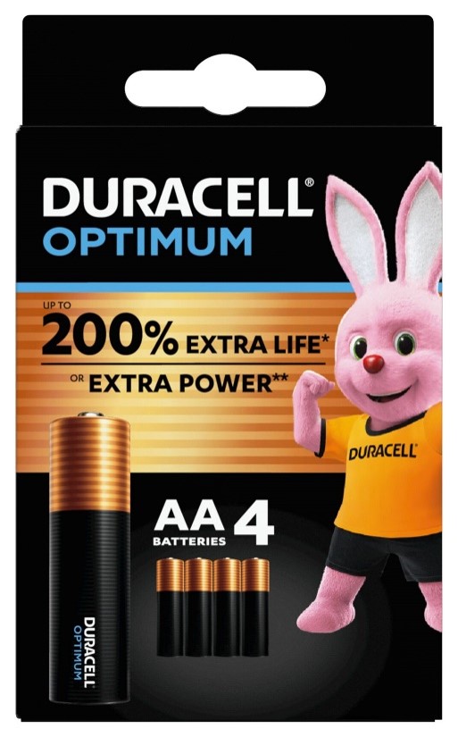 DURACELL OPTIMUM AA B4 16 PEZZI - Farmamood