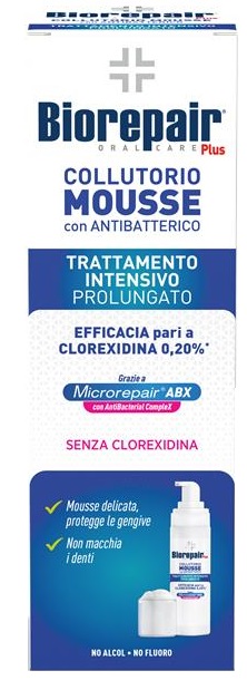 BIOREPAIR PLUS COLLUTORIO MOUSSE ANTIBATTERICO ABX 200 ML - Farmamood