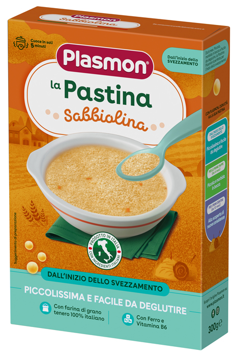 PLASMON PASTA SABBIOLINA 300 G - Farmamood