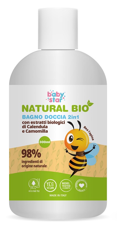 BABYSTAR BAGNODOCCIA 2IN1 NATURAL BIO - Farmamood