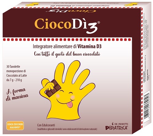CIOCODI3 30 TAVOLETTE DI CIOCCOLATO - Farmamood