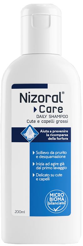 NIZORAL CARE DAILY SHAMPOO CUTE & CAPELLI GRASSI 200 ML - Farmamood