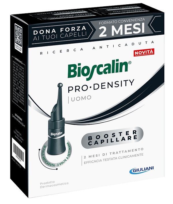 BIOSCALIN PRO DENSITY UOMO BOOSTER CAPILLARE 16 FIALE X 2,5ML - Farmamood