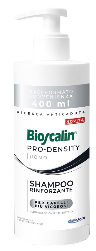BIOSCALIN PRO DENSITY UOMO SHAMPOO RINFORZANTE 400 ML - Farmamood