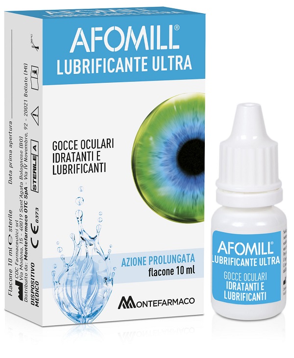 AFOMILL LUBRIFICANTE ULTRA GOCCE OCULARI 10 ML - Farmamood