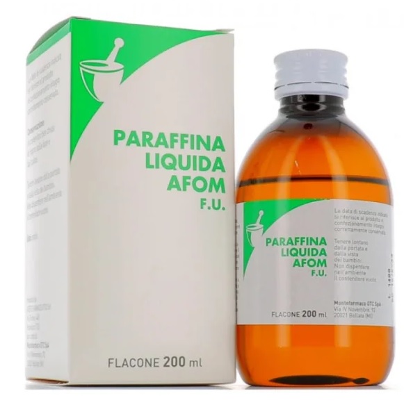 PARAFFINA LIQUIDA AFOM FU 200 ML - Farmamood