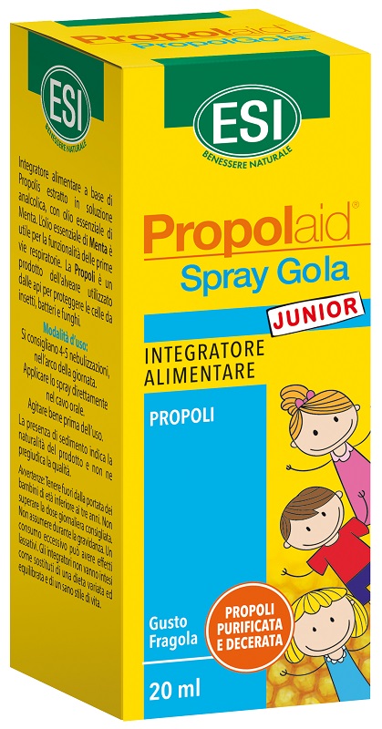 ESI PROPOLAID SPRAY GOLA JUNIOR 20 ML - Farmamood