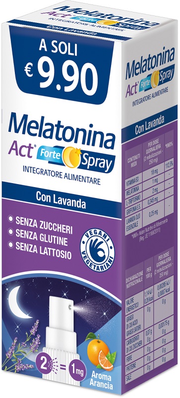 MELATONINA ACT FORTE SPRAY 15 ML - Farmamood