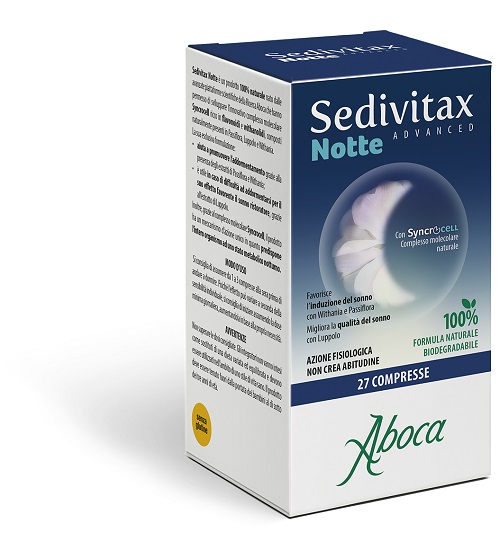 SEDIVITAX NOTTE ADVANCED 27 COMPRESSE - Farmamood