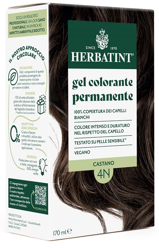 HERBATINT 4N CASTANO 170 ML - Farmamood