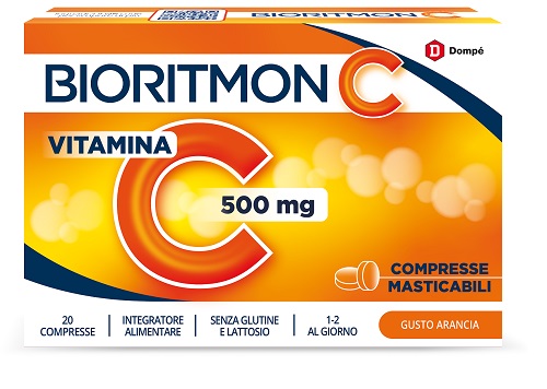 BIORITMON C 500MG VITAMINA C 20 COMPRESSE MASTICABILI - Farmamood