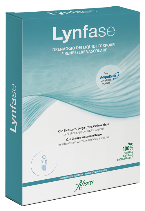 LYNFASE CONCENTRATO FLUIDO 12 FLACONCINI DA 13,3 G - Farmamood