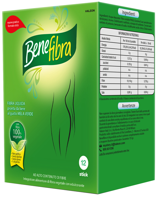 BENEFIBRA LIQUIDA 12 STICK DA 30 ML - Farmamood