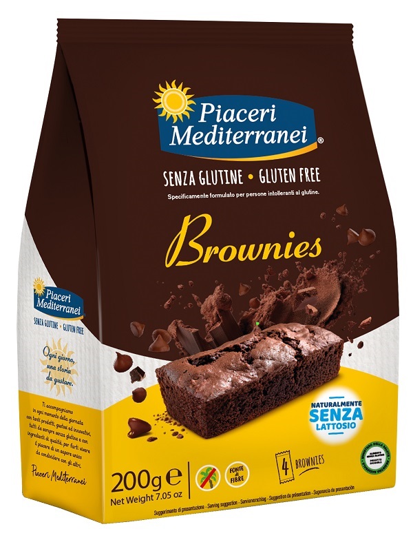 PIACERI MEDITERRANEI BROWNIES 200 G - Farmamood